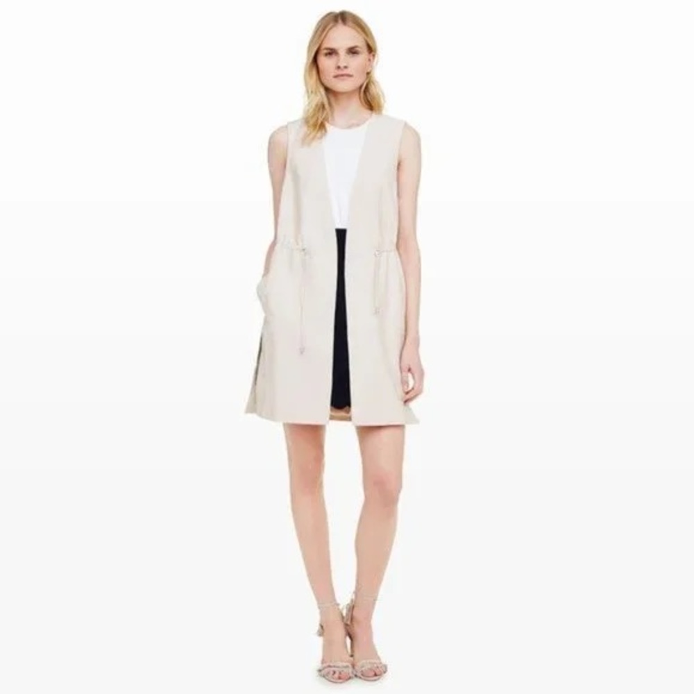 Club Monaco Beige Trench Vest